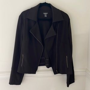 Kenneth Cole Reaction Black Moto Jacket - Women's Size 14